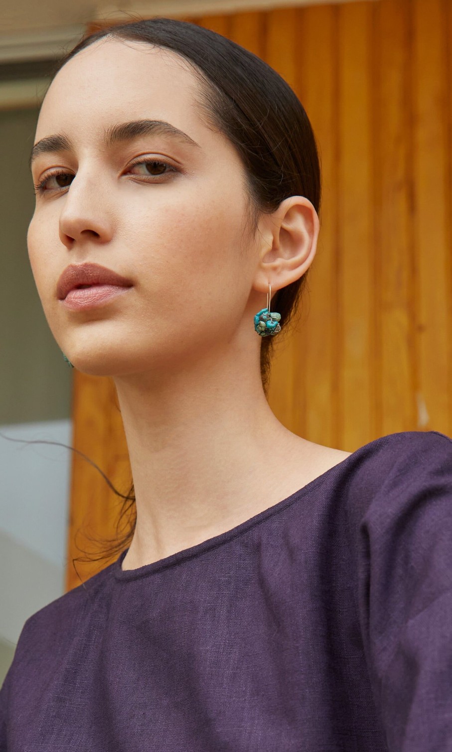 Jewellery Design Plümo | Turquoise Cluster Earrings