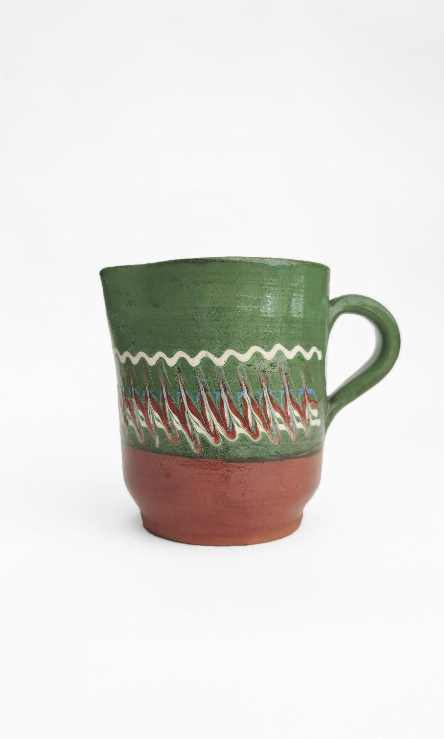 Kitchen & Garden Plümo | Short Glazed Jug - Moss Green