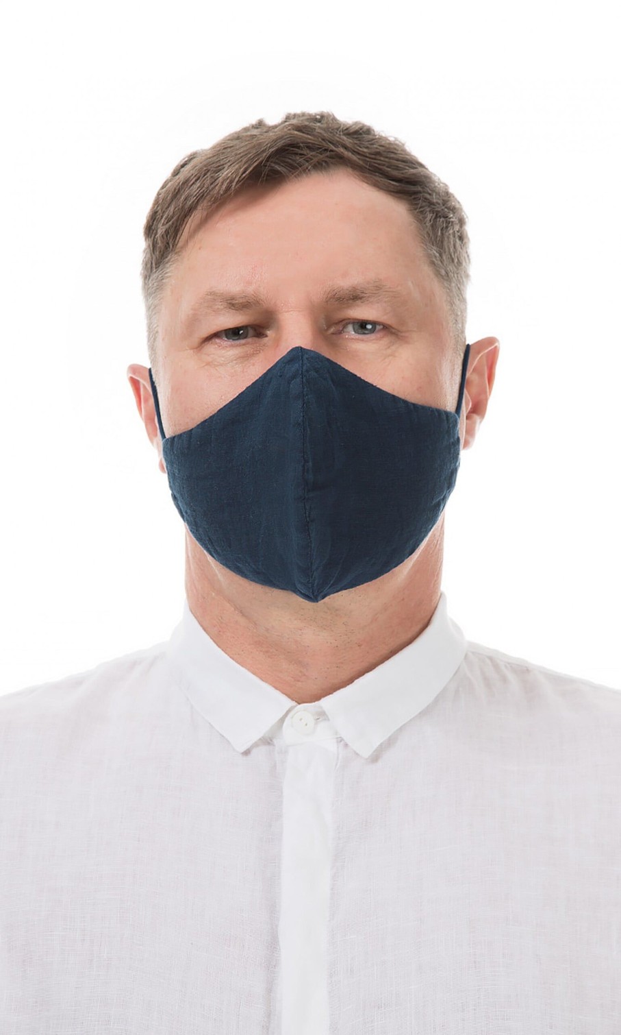 Fashion Plümo | Organic Linen Mask Men Denim