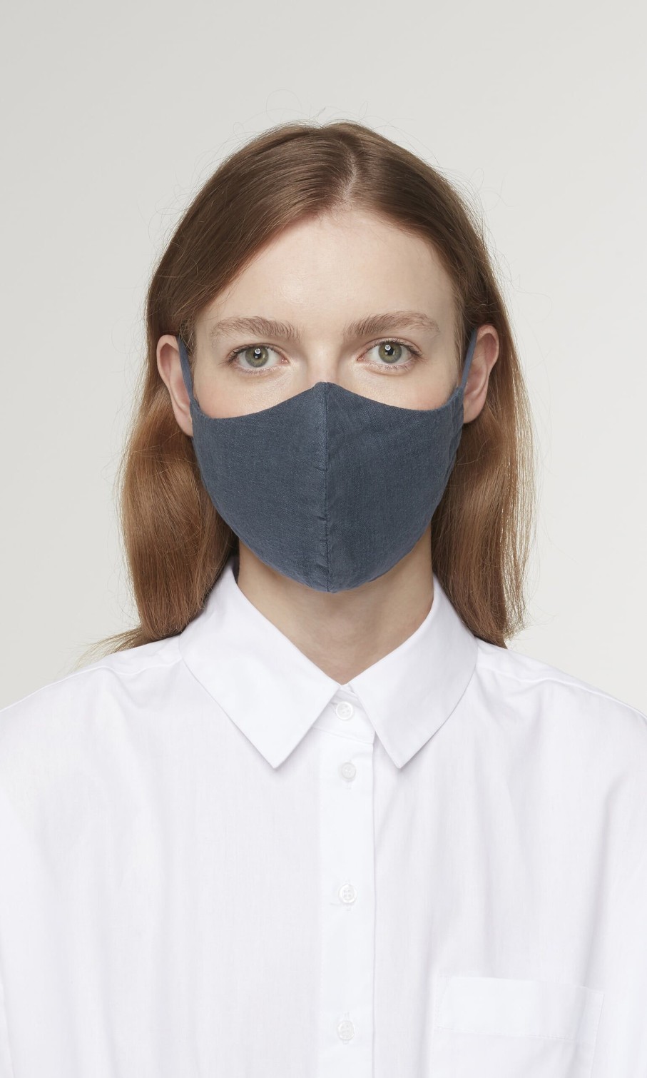 Fashion Plümo | Organic Linen Mask - Charcoal