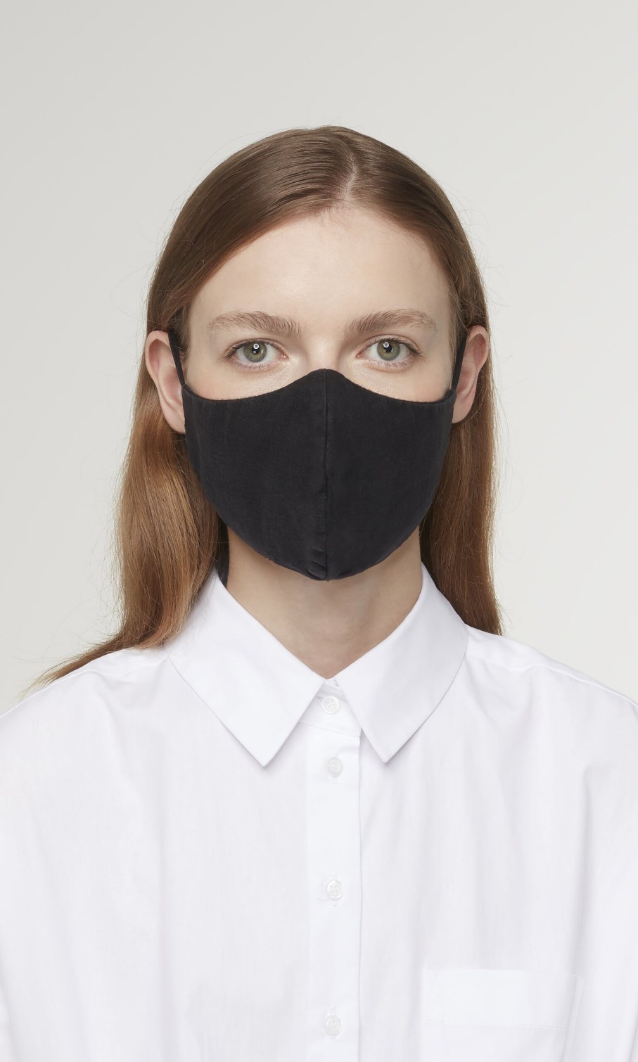 Fashion Plümo | Organic Linen Mask - Black