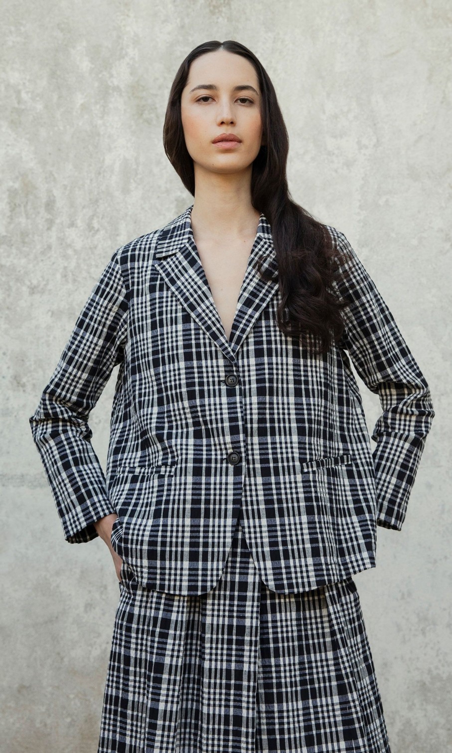 Fashion Neirami | Corta Check Jacket