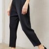 Fashion Plümo | Black Pleat Trousers