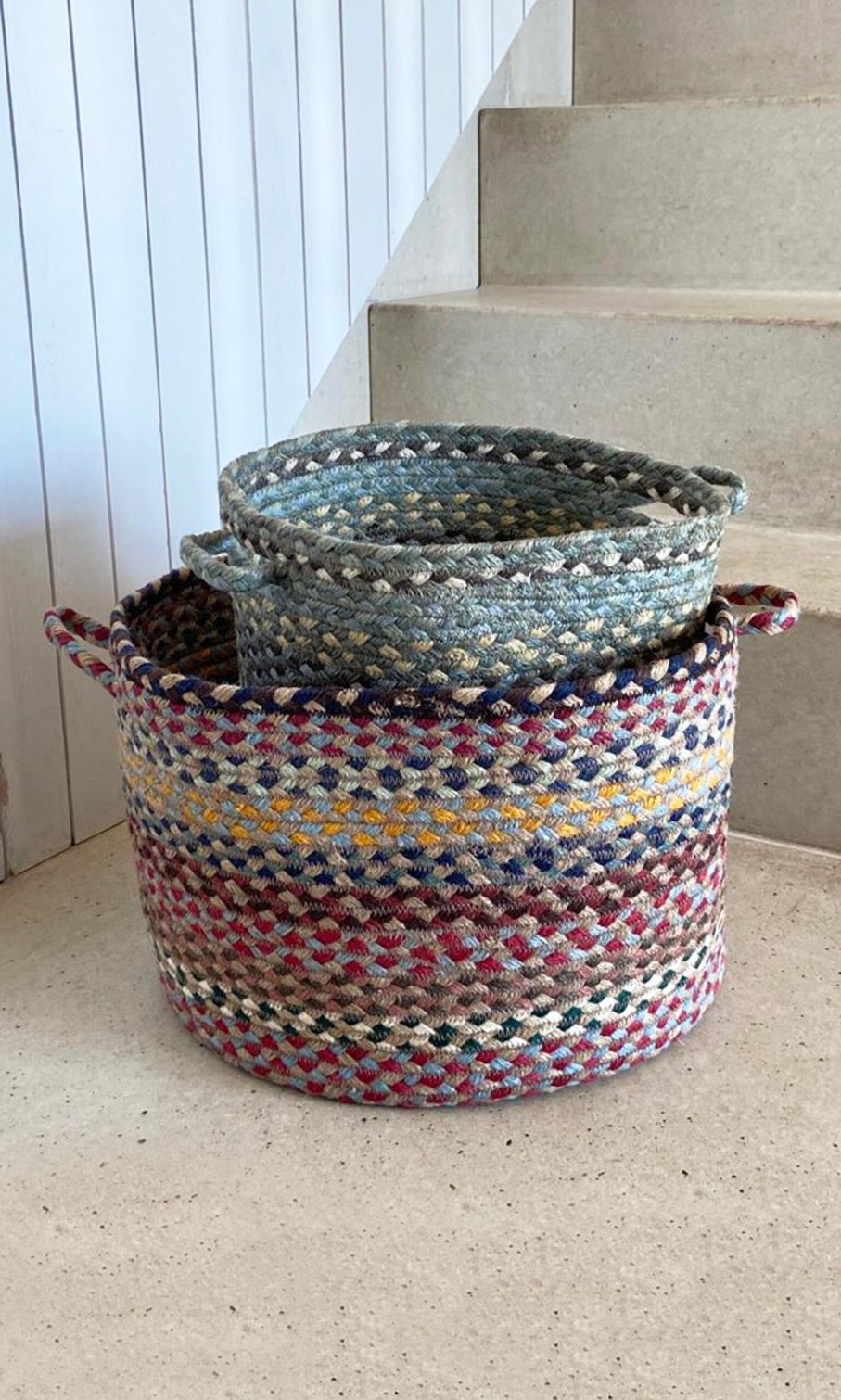 Kitchen & Garden Plümo | Large Woven Basket - Dusk