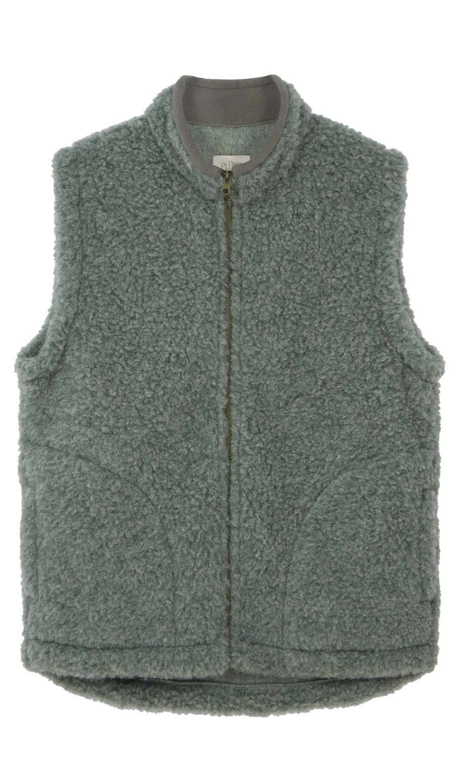 Fashion Plümo Studio | Ramblers Green Wool Gilet (No Hood)