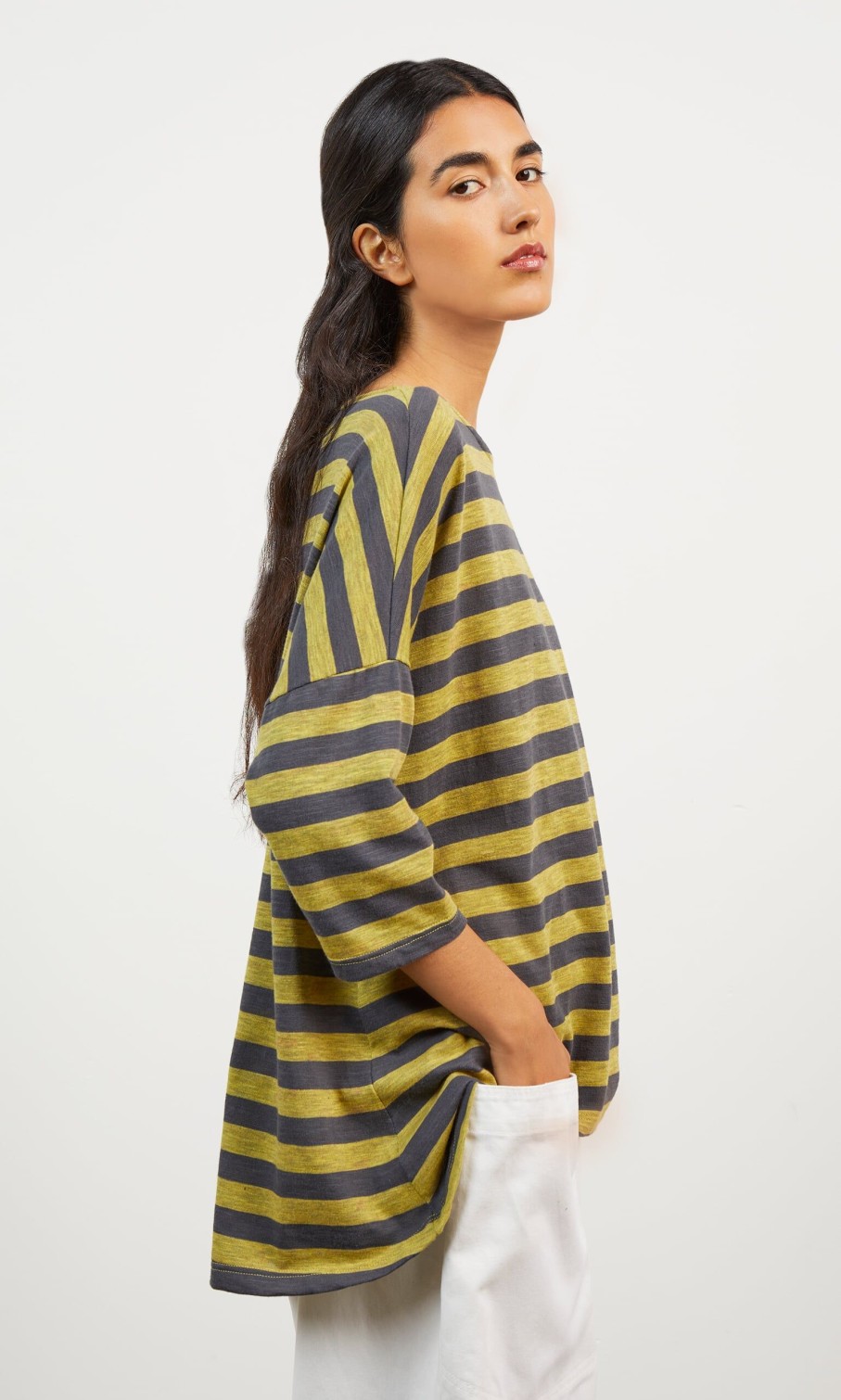 Fashion Plümo | Grigo Stripe Top