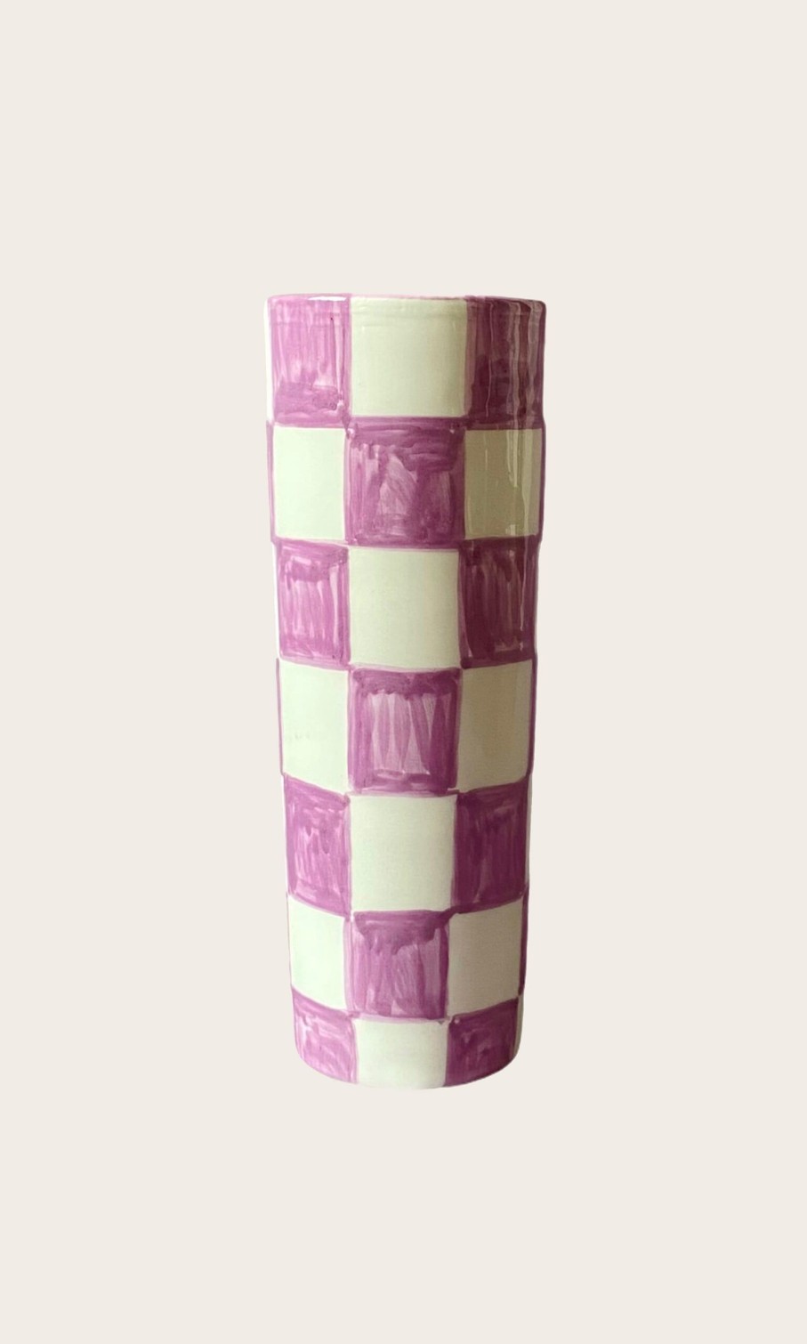 Kitchen & Garden Plümo | Checker Vase - Lilac