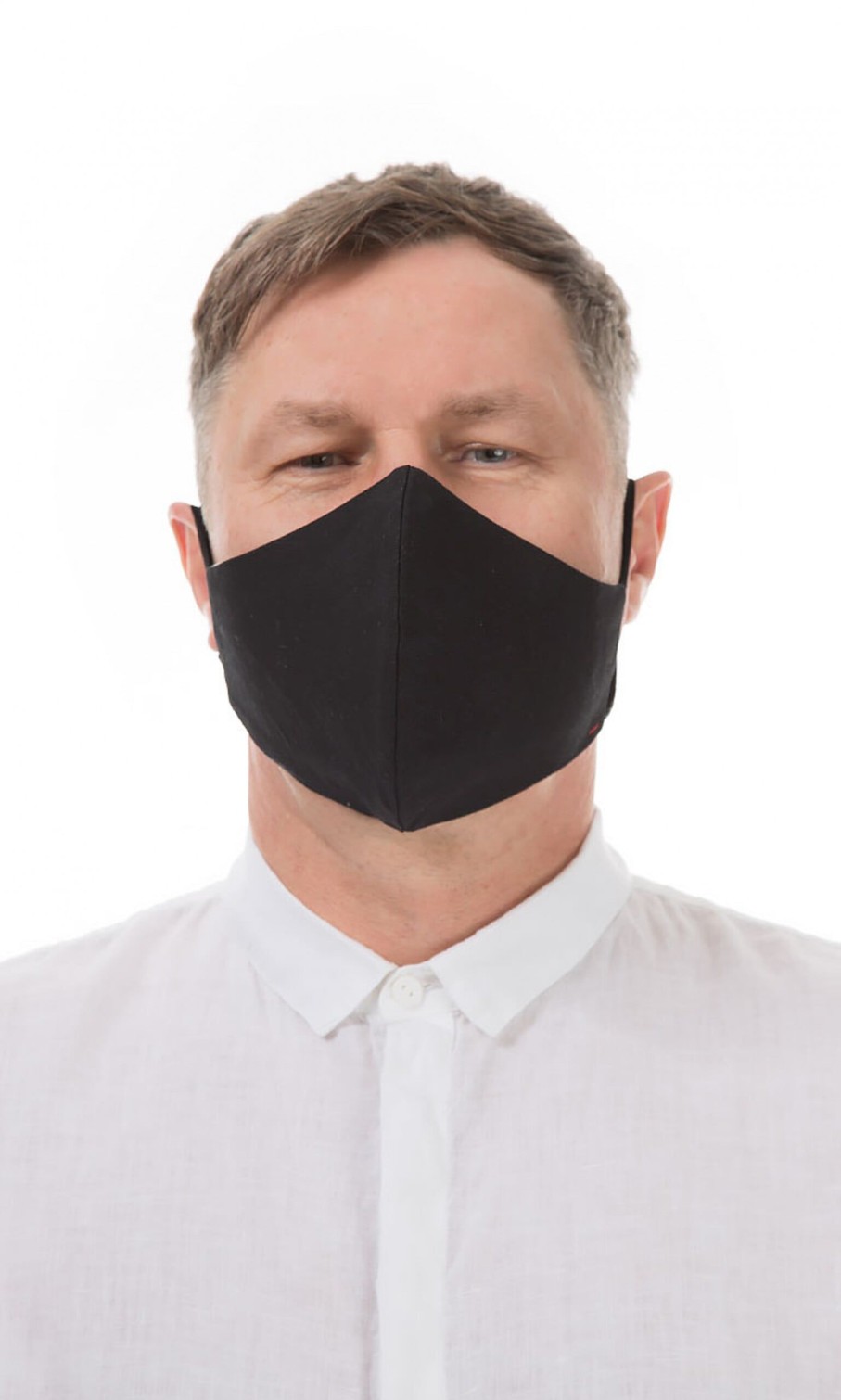 Fashion Plümo | Organic Linen Mask Men - Carbon Black