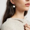 Jewellery Design Plümo | Silver Pebble Earrings